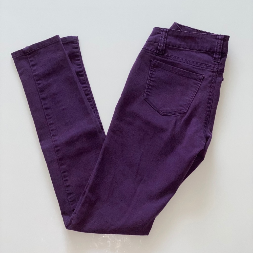 Size 0 purple refuge jeans